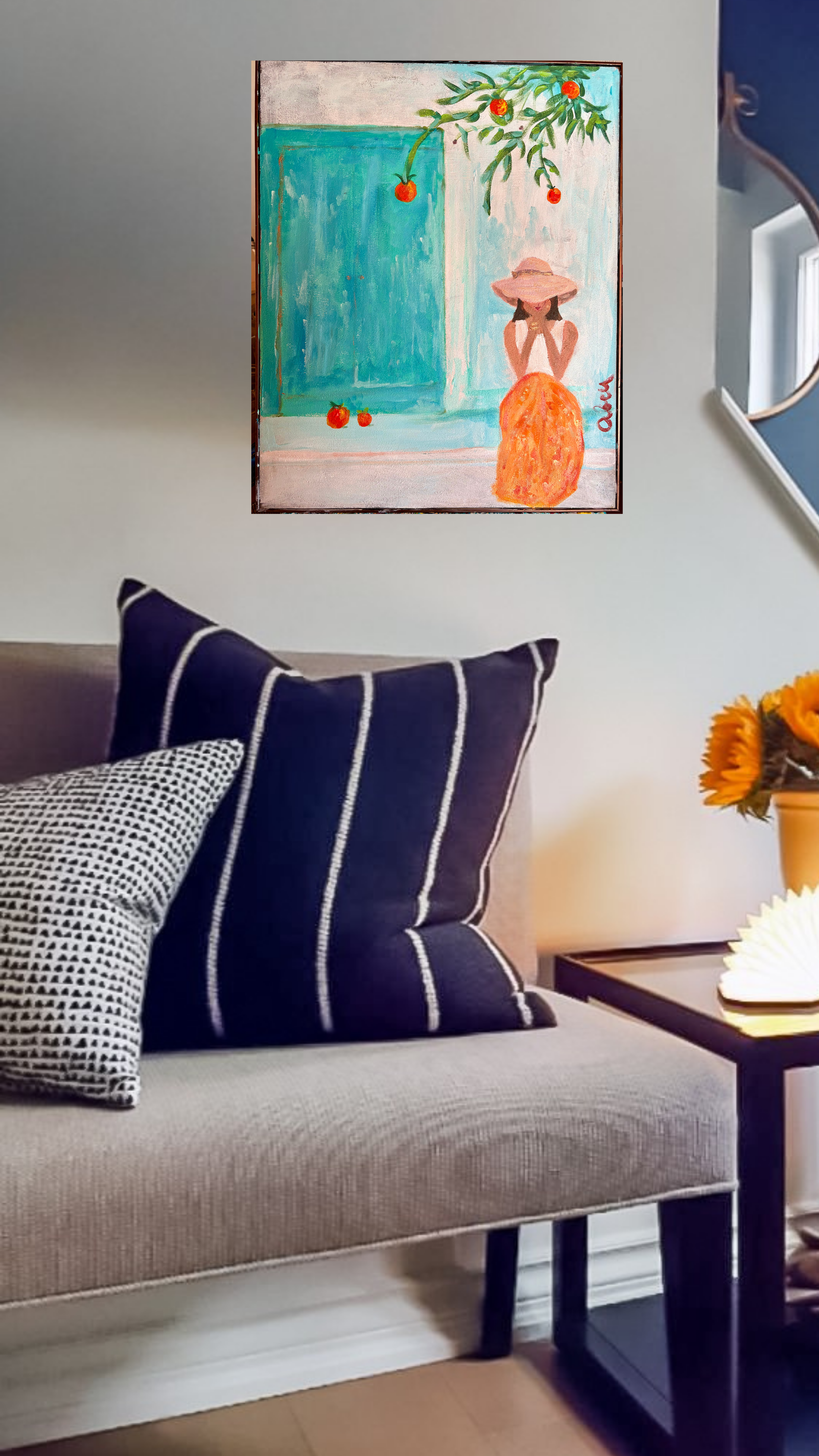 Girl with Tangerines